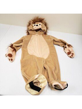 Miniwear Lion Costume Zip Baby Size 12 Months Halloween
